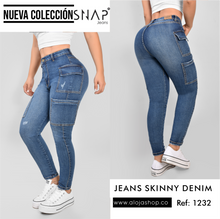 Cargar imagen en el visor de la galería, JEANS MUJER SKINNY REF 1232
