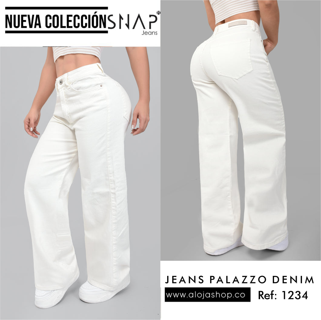 JEANS MUJER PALAZZO REF 1234