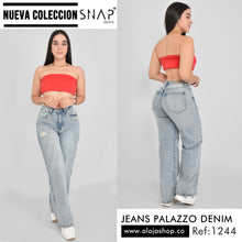 Cargar imagen en el visor de la galería, JEANS MUJER PALAZZO REF 1244
