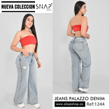 Cargar imagen en el visor de la galería, JEANS MUJER PALAZZO REF 1244
