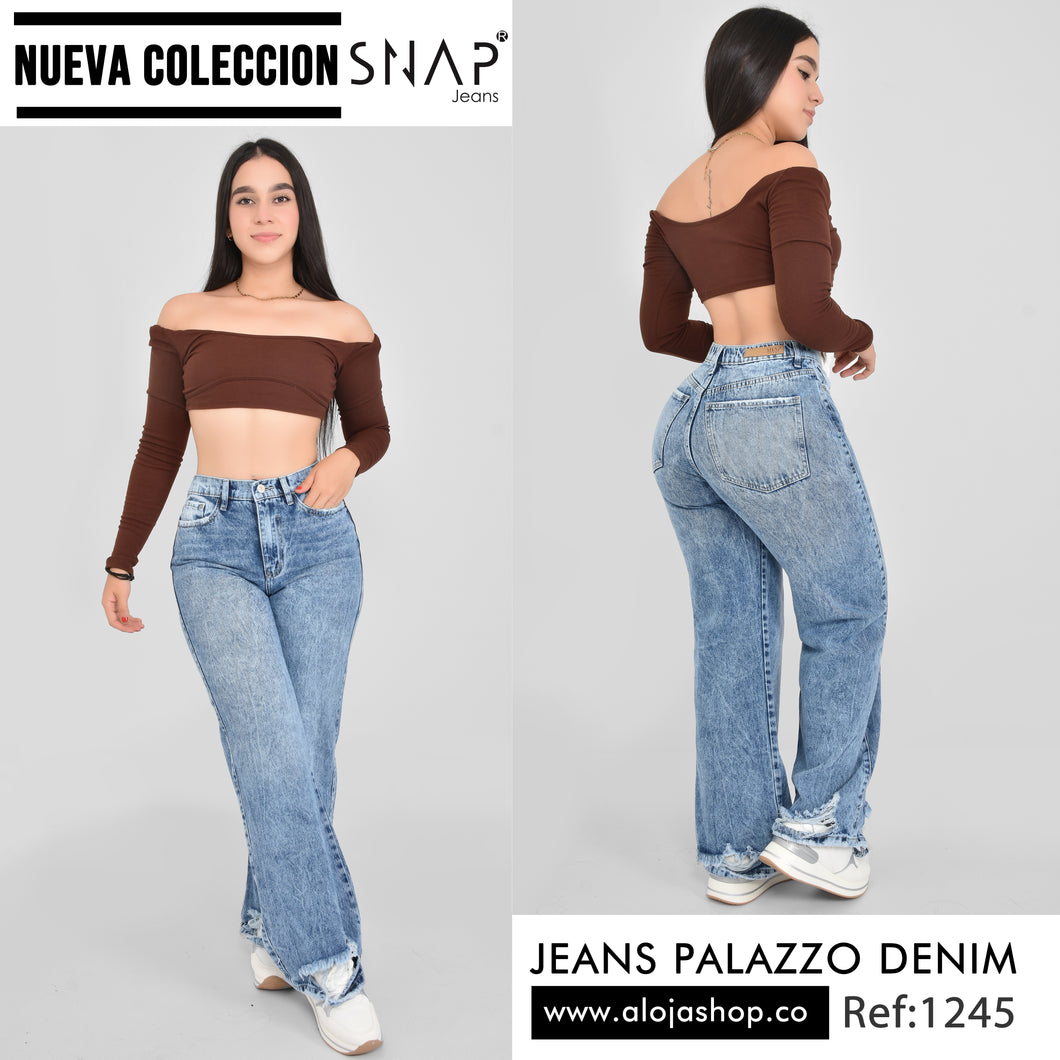 JEANS MUJER PALAZZO REF 1245