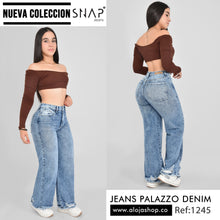 Cargar imagen en el visor de la galería, JEANS MUJER PALAZZO REF 1245
