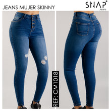 Cargar imagen en el visor de la galería, JEANS MUJER SKINNY REF 1018
