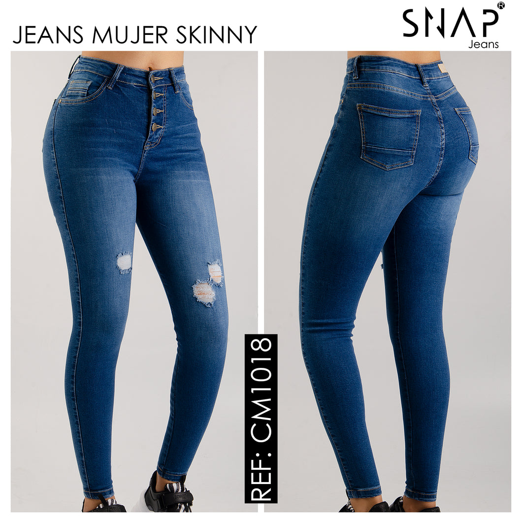 JEANS MUJER SKINNY REF 1018