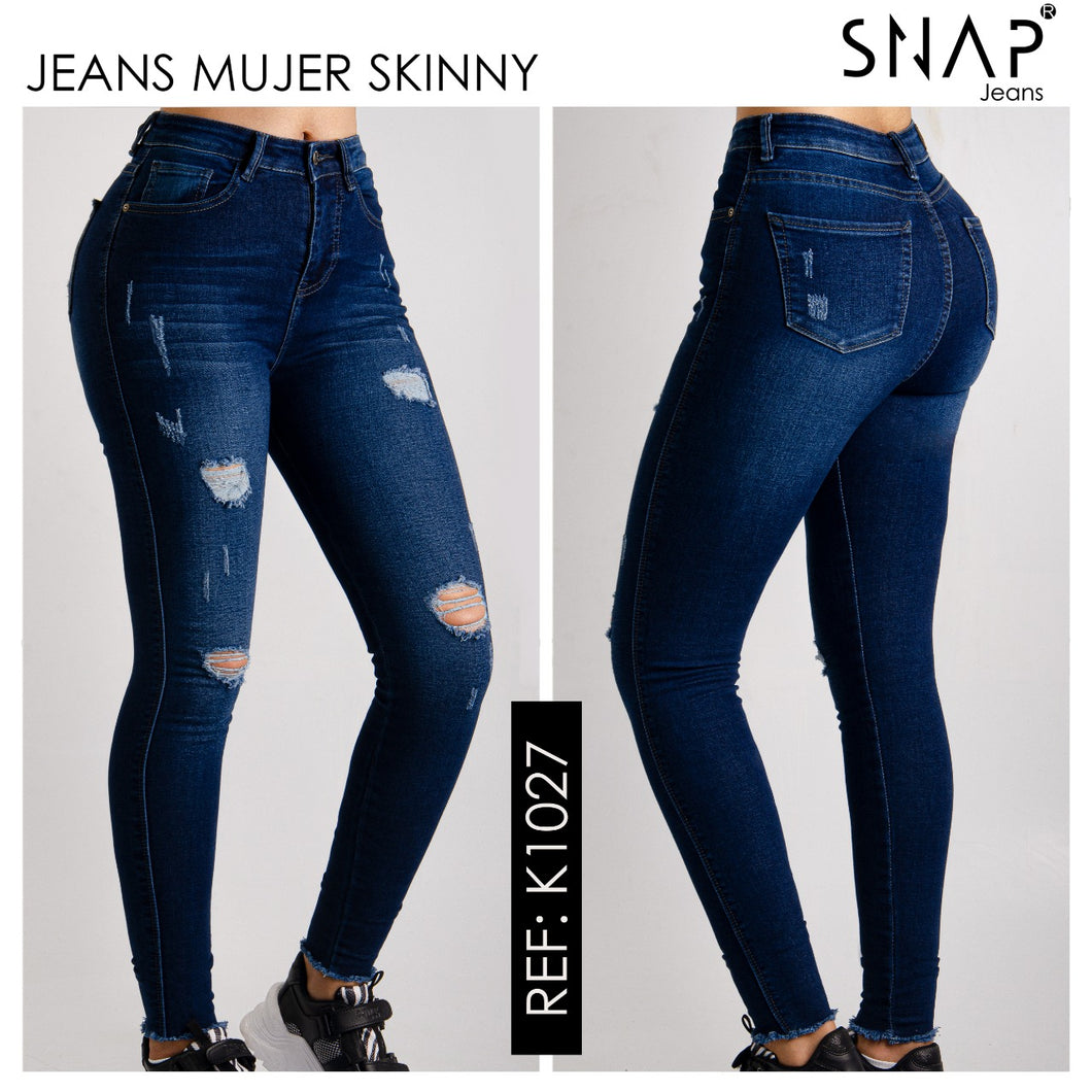 JEANS MUJER SKINNY REF 1027