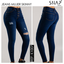 Cargar imagen en el visor de la galería, JEANS MUJER SKINNY REF 1007
