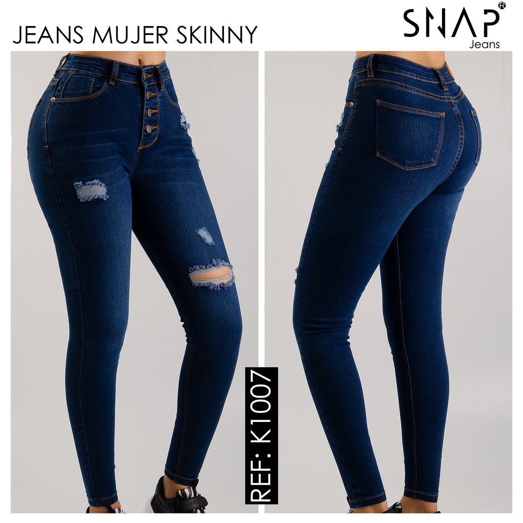 JEANS MUJER SKINNY REF 1007
